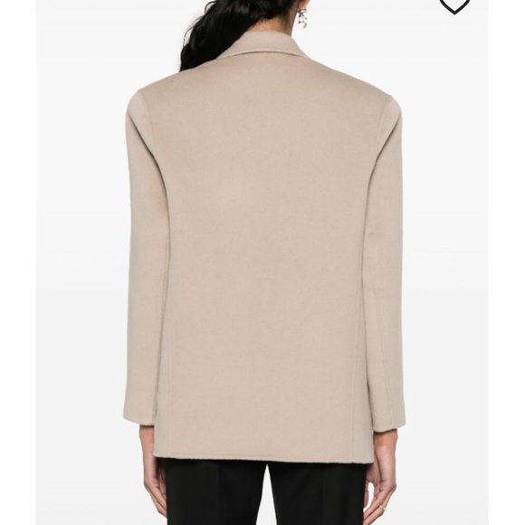 Anine Bing Quinn Wool Cashmere Taupe Coat Size XL - Picture 4 of 9